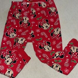 Disney Red Pajama Pants with Characters